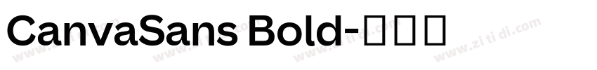 CanvaSans Bold字体转换 CanvaSans Bold字体转换